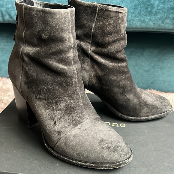 rag & bone ‘Ashby’ Bootie in Sz 9, Asphalt Suede - Picture 5 of 7